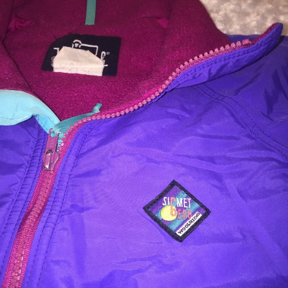 Vintage 80s Ski Jacket Coat Woolrich L Signet Gear - Picture 2 of 5